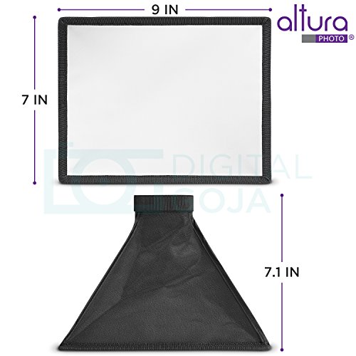 Flash Diffuser Light Softbox 9x7” by Altura Photo (Universal