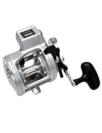 Daiwa   Carrete de pesca Accudepth Plus B Line Walleye Special Levelwind (plata)