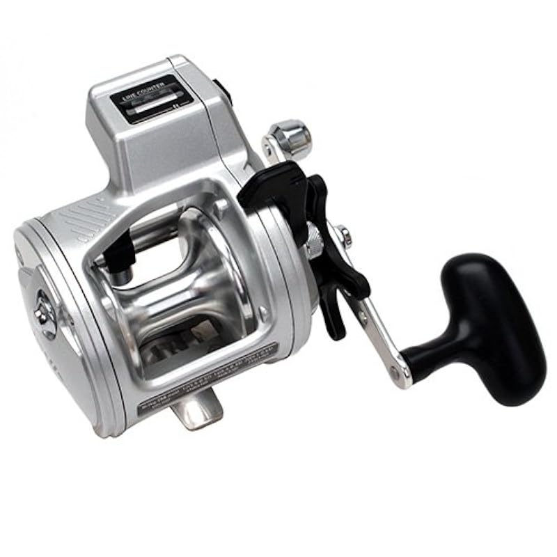 daiwa accudepth plus-b line walleye special level wind fishing reel 다이와Accudepth plus-b라인Walleye 특별한 Levelwind낚시 릴(실버)