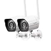 Zmodo Outdoor Security Camera Wireless (2 Pack), 1080p Full HD Home Security Camera System, Works with Alexa and Google…