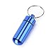 Waterproof Aluminum Pill Box Case Bottle Cache Drug Holder Keychain Container (3pcs)