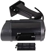 BW 2pcs 1100B Fake CCTV Security Camera Imitation with Flashing Light Black view 8