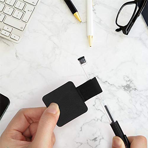 SLSON 12 Pack Notebook Pen Loop Holder SelfAdhesive Pen Holder Pencil