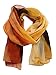 NYKKOLA Womens Fashion Chinese Ink Style Soft Chiffon Scarf Wrap,Orange
