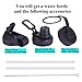 Sendestar 32 oz or 40 oz Double Wall Vacuum Insulated Leak Proof Stainless Steel Sports Water Bottle -Wide Mouth with Straw Lid & Flex Cap & Spout Lid