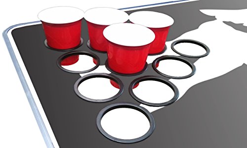 8-Foot Professional Beer Pong Table w/Cup Holes - Good n Bad Graphic - Thumbnail 4