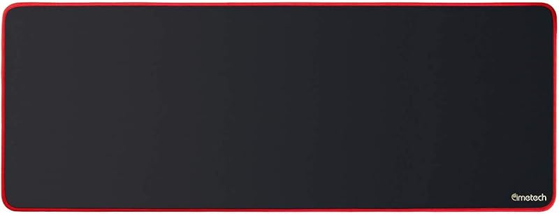 Tapete de rato grosso para rato sem fios, base de borracha antiderrapante, tapete de rato de computador grande e impermeável com bordas costuradas para jogos, portátil e desktop 31.5×11.8