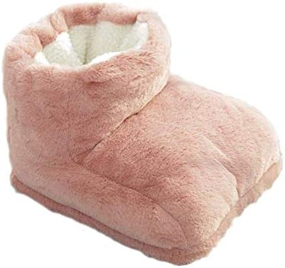 LHXHL Electric Foot Warmer, Heated Slippers, Non-Slip, Thick Fur, Integrated Heating Chip - Suitable For Home And Office -5V
