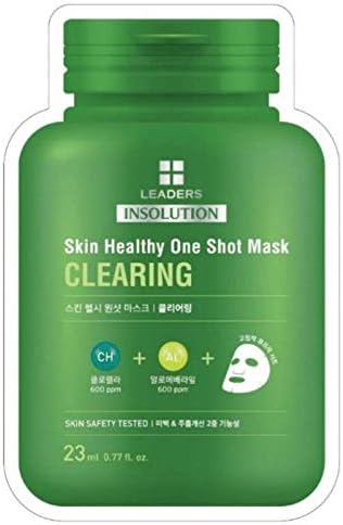 Leaders Insolution Skin Healthy One Shot Korean Face Mask 2-Pack (Clearing)