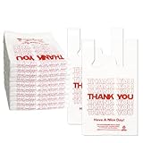 YoYoRain 1000PACK Thank you bags, T shirt