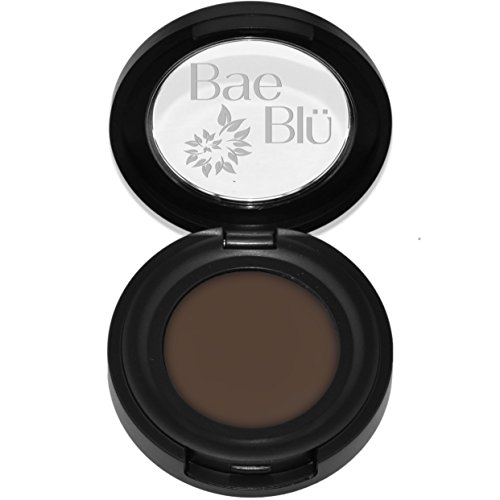 Best Organic 100% Natural Non-GMO Vegan Eyebrow Tint Pomade Wax, Made in USA by BaeBlu, Dark