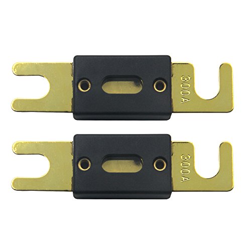 thumbnail image 2 of ZOOKOTO 5 Pack 300A ANL Fuses - Gold Plated, High Amp For Car Audio & Wiring 2 of 11