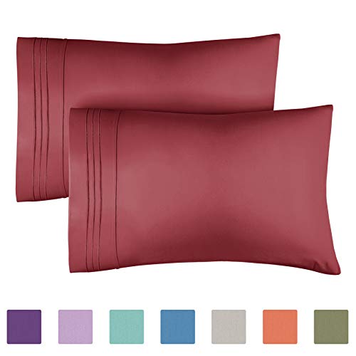 Queen Size Pillow Cases Set of 2 Soft, Premium Quality Hypoallergenic