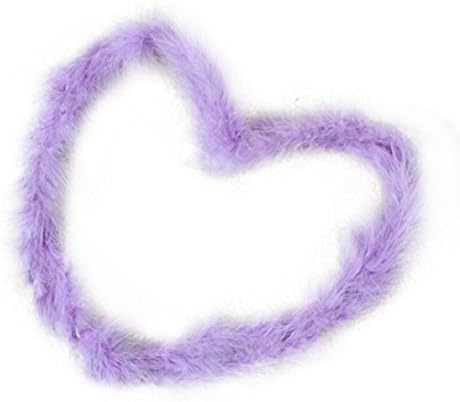 tallahassee 2 Meters Feather Boa Scarf Costume Decoration Wedding Party Decor - Purple