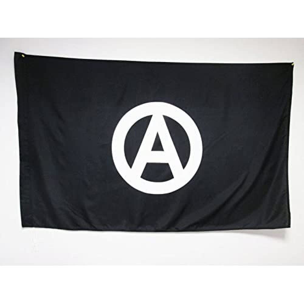 AZ FLAG - Anarchy Flag - 3x5 Ft - Arnachism Movement Banner with Sleeve - 100% Polyester - Fade Resistant - Vivid Colors - 3' x 5' Feet - 150x90 Cm