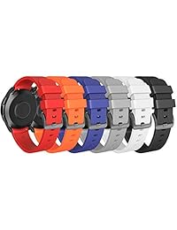 NotoCity   Correa de silicona para reloj Samsung Galaxy Watch de 1.654 in, 0.787 in, compatible con Samsung Gear Sport Garmin Vivoactive 3 Huawei 2 Smartwatch, S