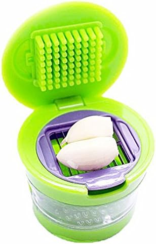 Petrista Multi Functional Home Kitchen Garlic Press Chopper Slicer Hand Presser Grinder Crusher Tool