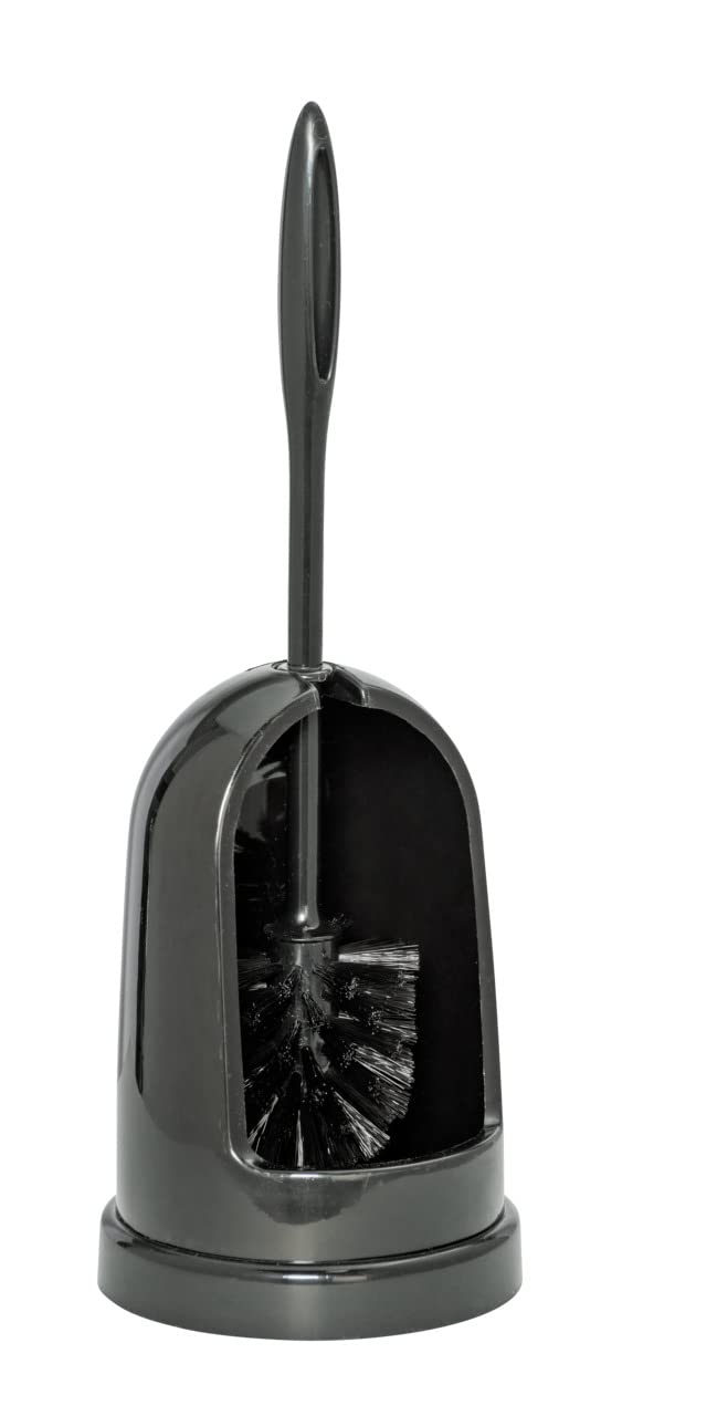 WENKO Toilet Brush Holder Standard Black