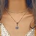Fdesigner Sunflower Choker Necklace Silver Layered Satellite Chain Sun Pendant Jewelry Boho Decorative Accessories Jewelry for Women