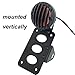 Side Mount Vertical License Plate Bracket Brake Taillight for Harley Sporster Bobber Choppers