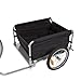 Best Choice Products Tow Hauler Garden Bike Cargo Trailer Bicycle with Cover Shopping Cart Carrier