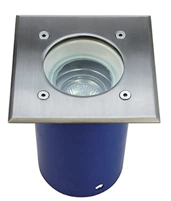 Heitronic - Lámpara de suelo Spandau IP67, incluye bombilla: GU10 35 W