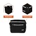 opux Insulated Lunch Box Men Women, Lunch Bag for Work School, Leakproof Soft Cooler Tote Adult, Large Lunch Pail Kids Boys Girls, Picnic Beach Food Bag with Shoulder Strap, Black