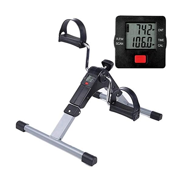 himaly-Folding-Mini-Exercise-Bike-Portable-Home-Pedal-Exerciser-Gym-Fitness-Leg-Arm-Training-Adjustable-Resistance-with-LCD-Display-for-Women-and-Men Folding Mini Pedal Exercise Bike Portable Home Workout Office Exerciser Bike Gym Equipment Fitness Leg Foot Arm Under…