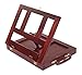 ZagGit Desktop Adjustable Mahogany Wood Art and Book Easel - Light Weight, Sturdy with Storage Drawer