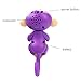 Fingerlings Kids Toys-Interactive Baby Monkey-Purple with White Hair(Mia)