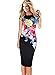 Vfemage Womens Floral Printed Ruched Bodycon Cocktail Evening Party Dress