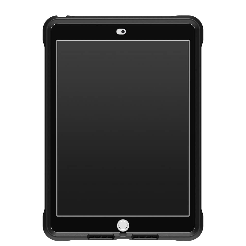 OtterBox UnlimitED Folio Case for iPad 10.2-Inch (7th gen/8th gen/9th gen),Shockproof,Protective Folio Case with built in Screen Protector,Tested to Military Standard,Clear/Black,No Retail Packaging