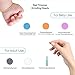Electric Baby Nail Trimmer - Safe Toenail and Fingernails Care Trim with LED Light for Infant Toddlers Kids Adults - with 6 Interchangeable Pads and Adjustable Speed