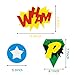 BeYumi Superhero Inspired Birthday Banner, Colorful Bunting Party Decorations for Boys and Kids Birthday Party