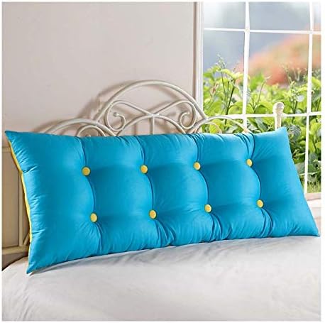 YXNZ Sofa Large Cushion Cotton Double Long Pillow Bed Head Back with Core Bench Cushion Two-Color (Color : A, Size : 18045CM)