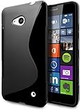 Microsoft Lumia 640 Case, Cimo [Wave] Premium Slim TPU Flexible Soft Case for Microsoft Lumia 640 - Black