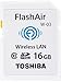 Toshiba wireless LAN-enabled SDHC memory card FlashAir 16GB Class10 SD-WE016G