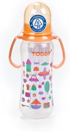 Feeding Bottle Shaped Beans Toddy 8 Oz. For the Milk, Water and Juice