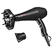 Hair Dryer 1875 Watt Salon Grade, Negative Ions Powerful Blow Dryer Faster Drying, Low Noise Hair Blow Dryer Plus Multiple 4 Attachments, 2 Speed & 3 Heat Settings