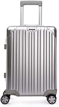 Aluminum Suitcase Cabin Size, Carry-on Luggage Size 20" Durable with 360 Degree 4 Wheel Spinner TSA Approved Lock …