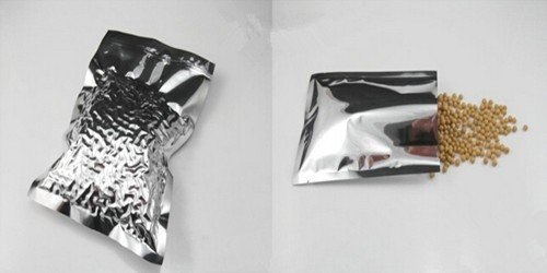 10x15cm(3.9x5.9 inch) 100 Pcs Mylar Foil Heat Sealable Packaging Bags Vacuum Sealer Smell Proof Pouches Safety Food Storage Aluminizing Candy Foil Wrappers Confectionery Foil Snack Bag with Tear Notch - Thumbnail 4