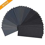 36Pcs Wet and Dry Dual-use Sandpaper, 120 To 3000 Assorted Grit Sandpaper for Wood Furniture Finishing, Metal Sanding and Automotive Polishing, 9х3.6 Inch