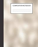 Composition Notebook: Seafoam And Faux Pearl Pattern College Ruled Notebook Lined School Journal
