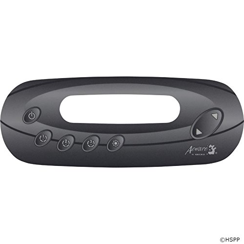 Aqua Flo Overlay, Gecko in.k450 7-Button, P1, P2, P3, Lt