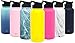 Simple Modern 18 Ounce Summit Sports Water Bottle - Travel Mug Stainless Steel Tumbler Flask +2 Lids - Wide Mouth Double Wall Vacuum Insulated Yellow Leakproof -Sunshine (SUMMIT-BOOT-CHUG)