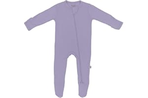 KYTE BABY Unisex Zipper Closure Footies, Rayon Made From Bamboo, 0-24 Months