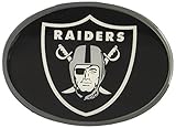 Siskiyou NFL Oakland Raiders Oval Hitch Cover, Class II & III