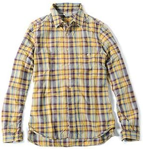 Amazon Jackman ジャックマン チェックシャツ メンズ Jm3006 チェック 長袖シャツ タータンチェック 正規取扱店 L 1 Yellow 34 シャツ 通販