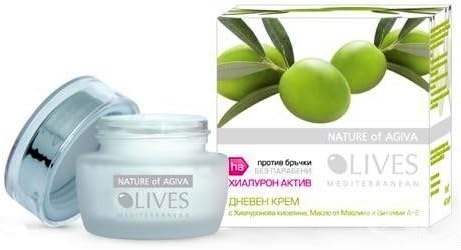 INTENSIVE ANTI WRINKLE DAY CREAM - with Hyaluronic Acid, Olive Oil and Vitamin A + E
