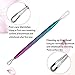 JOLIFILE Blackhead Remover Pimple Comedone Extractor Tool Treatment for Blemish, Whitehead, Zit Removing for Risk Free Nose Face Skin 7-PCS Acne Removal Kit